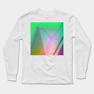 COLORFUL RAINBOW ABSTRACT TEXTURE Long Sleeve T-Shirt